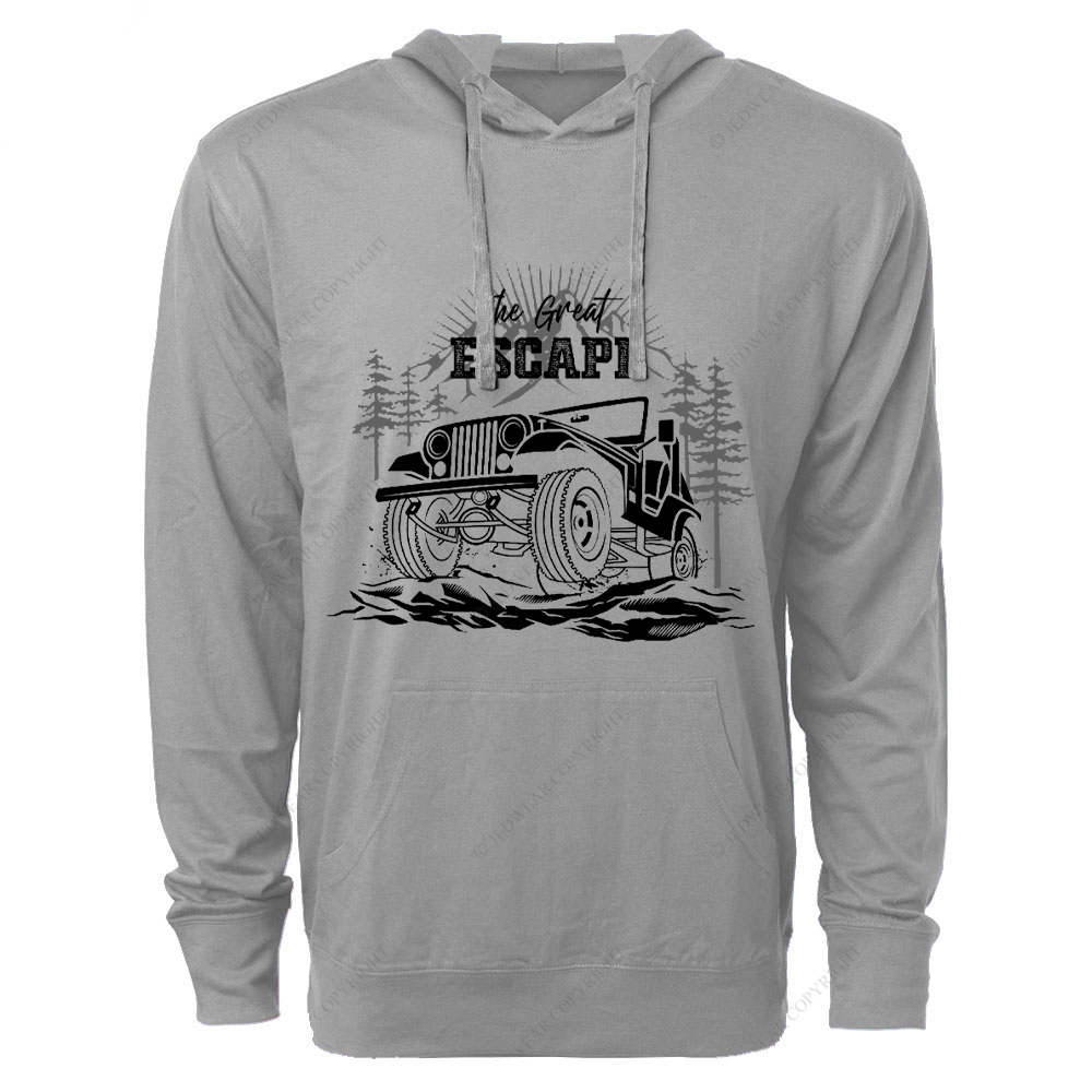The Great Escape CJ-5 Jp Oversized Lightweight Hoodie