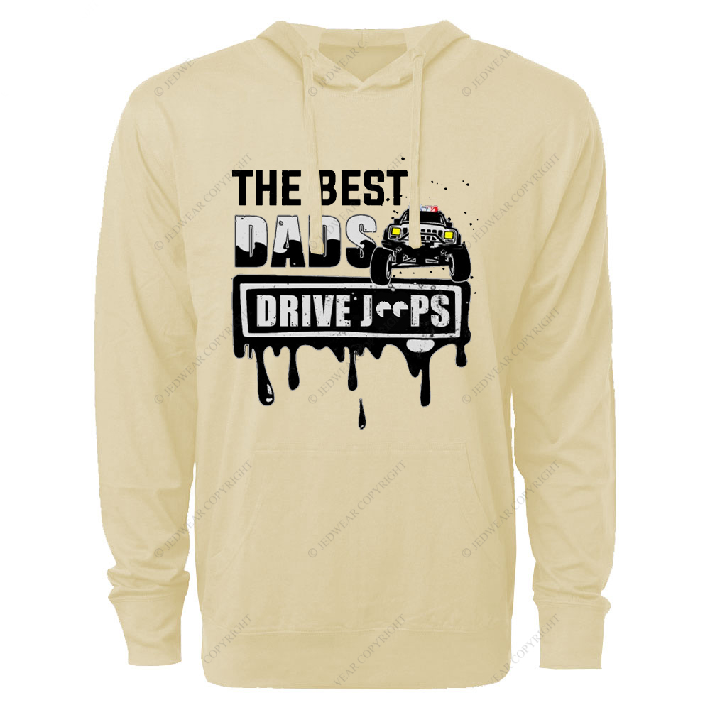 The Best Dads Drive Car Jp Oversized Lightweight Hoodie