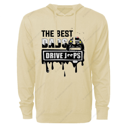 The Best Dads Drive Car Jp Oversized Lightweight Hoodie