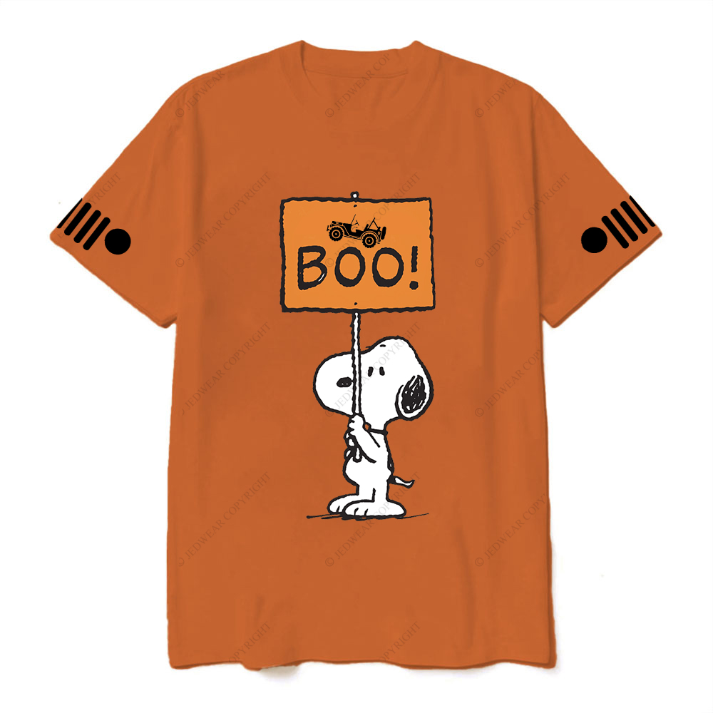 Step Into The Whimsical World Of Halloween Boo Jp T-Shirt