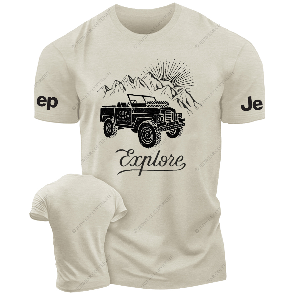 Explore Sun Mountains Hand Painted  JP T-Shirt