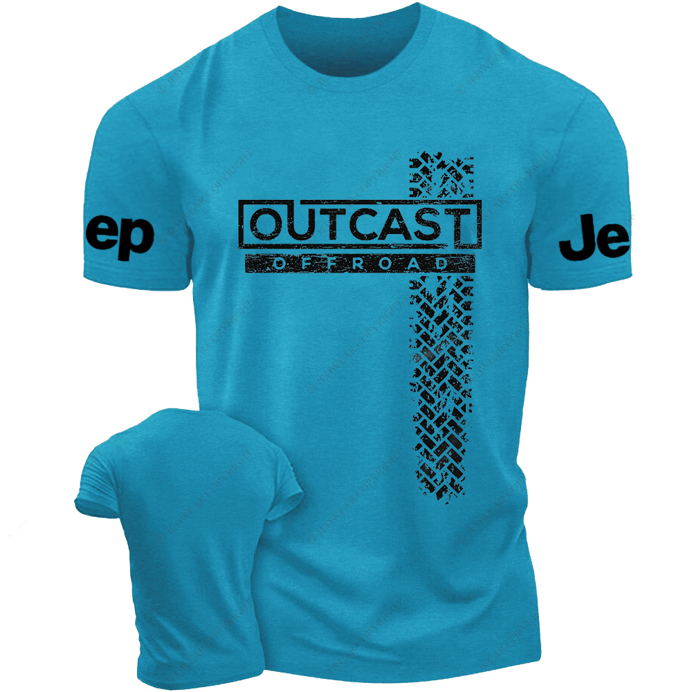 Outcast Off-Road Wheel Tracks Jp T-Shirt