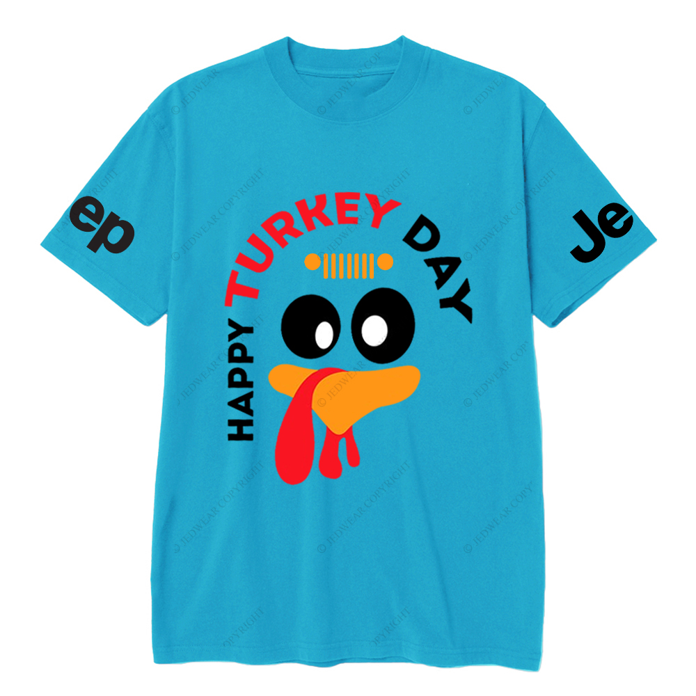Happy Turkey Day Funny Thanksgiving Day Jp T-Shirt