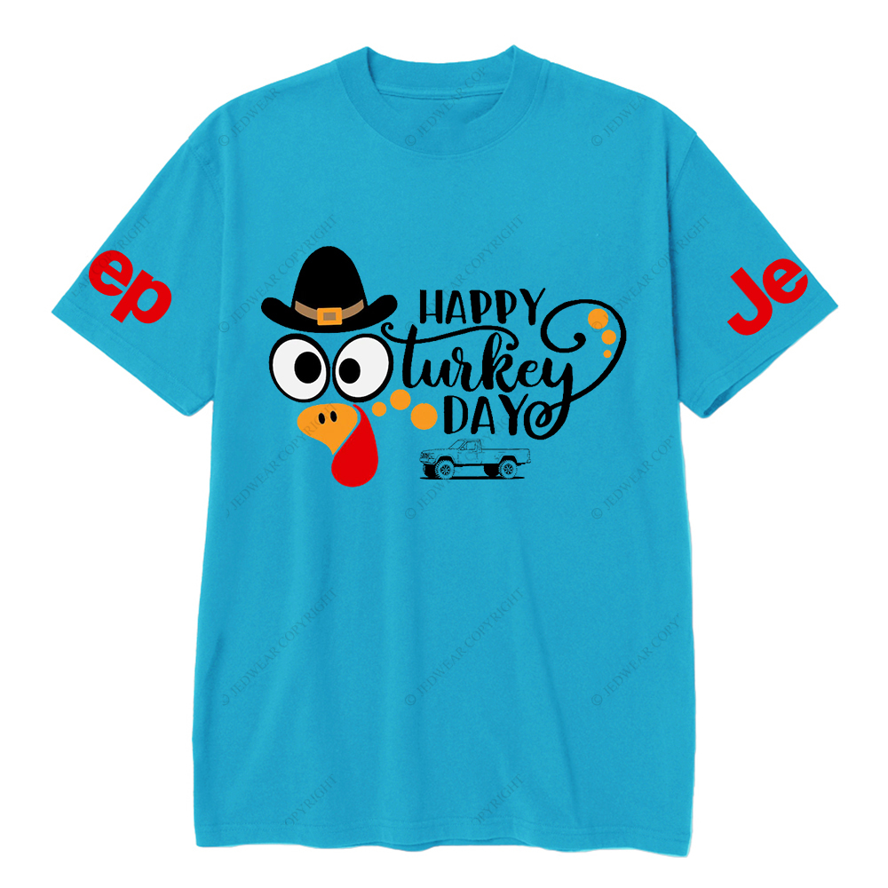 Happy Turkey Day Gobble Thanksgiving Day Jp T-Shirt