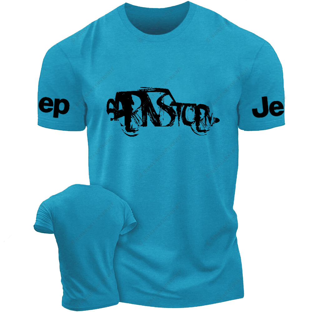 Black And White Hand-Painted Jp T-Shirt