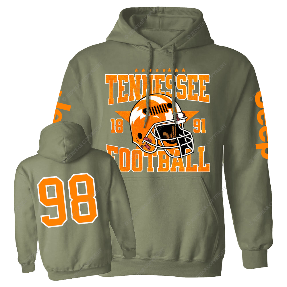 Tennessee Football Retro Nashville Jp Casual Hoodie