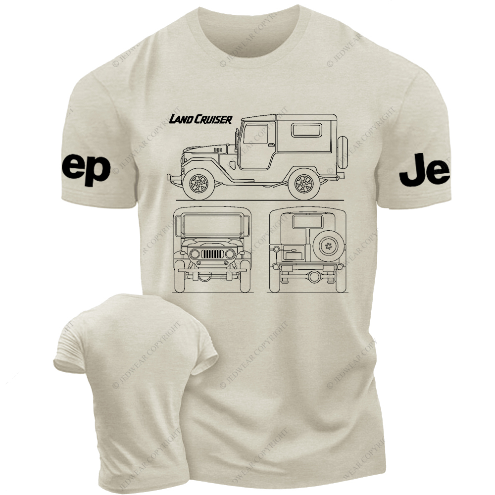  Land Cruiser Blueprint Classic Jp T-Shirt