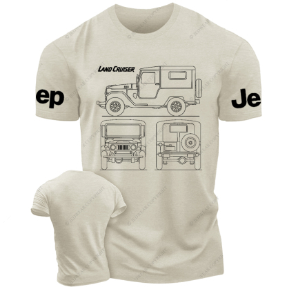  Land Cruiser Blueprint Classic Jp T-Shirt