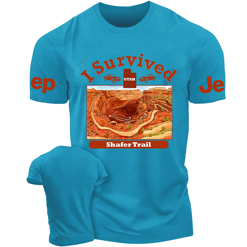 I Survived Shafer Trail Canyonlands National Park Classic Jp T-Shirt
