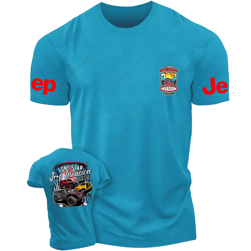 Great Smoky Mountain Lone Star Car Invasion Jp T-Shirt