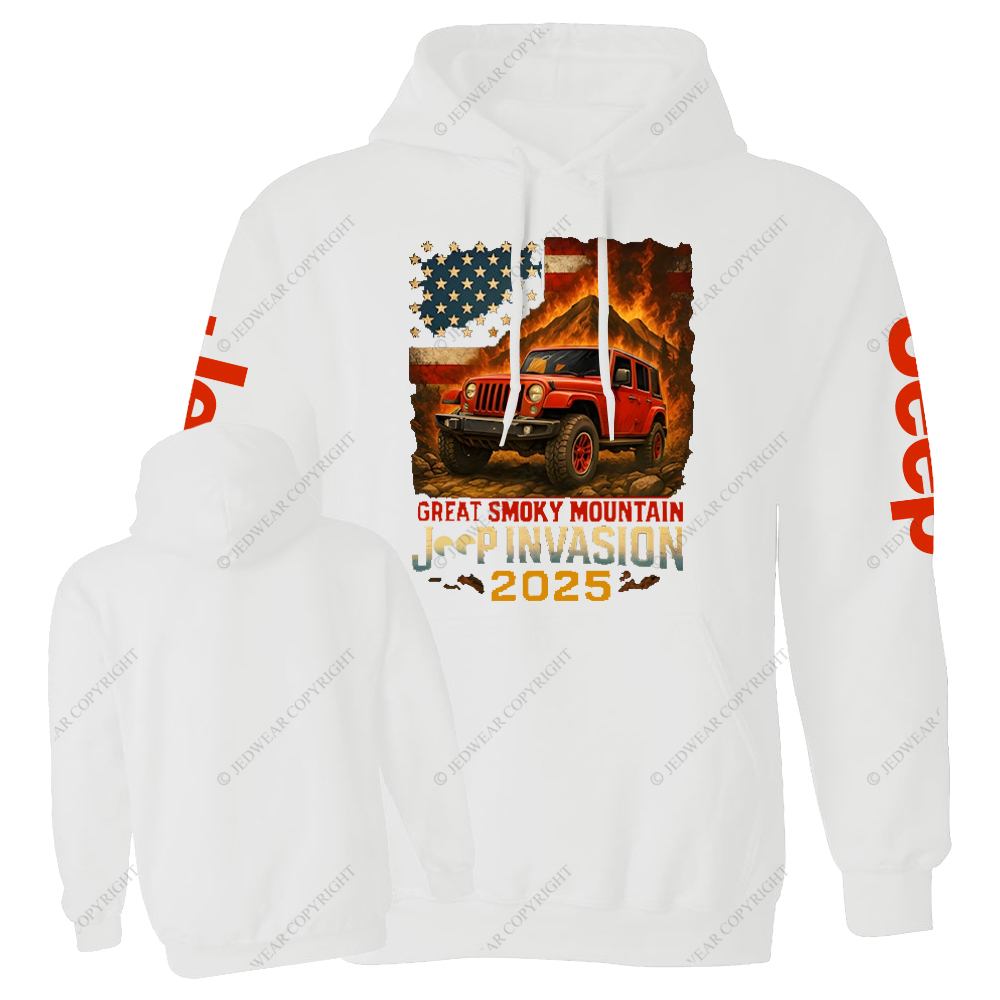 Great Smoky Mountain Invasion Vintage Style Jp Casual Hoodie