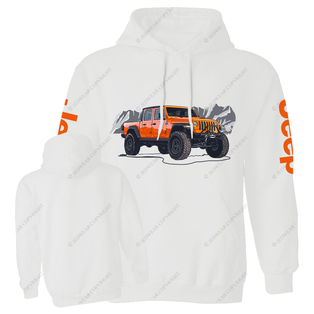 Truck Driving On Mountain Road Four-Wheeler Jp Casual Hoodie