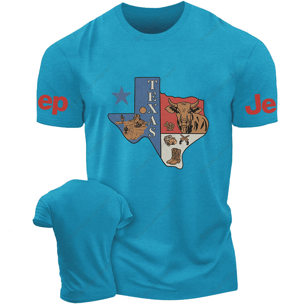 Texas Western Style Cow Jp T-Shirt