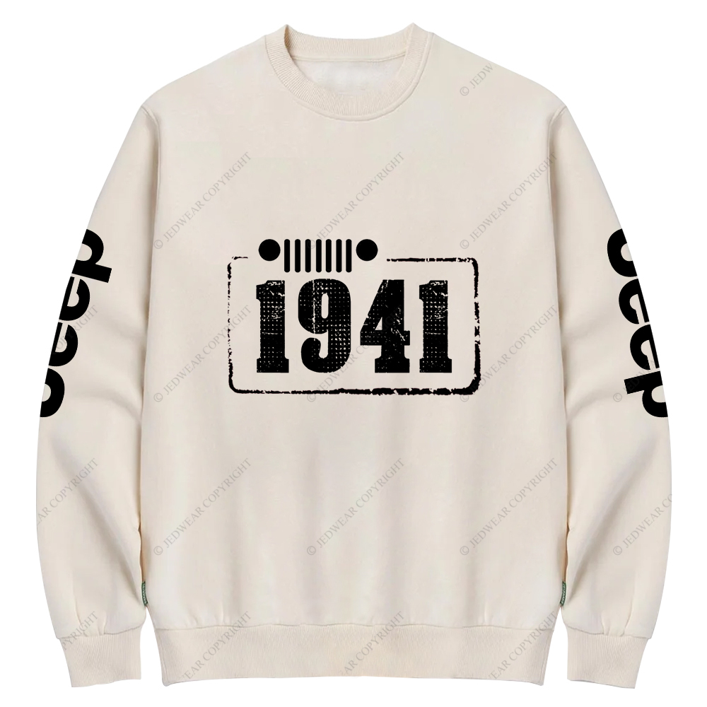 Created Times Since 1941 Jp Crew Neck Sweatshirt