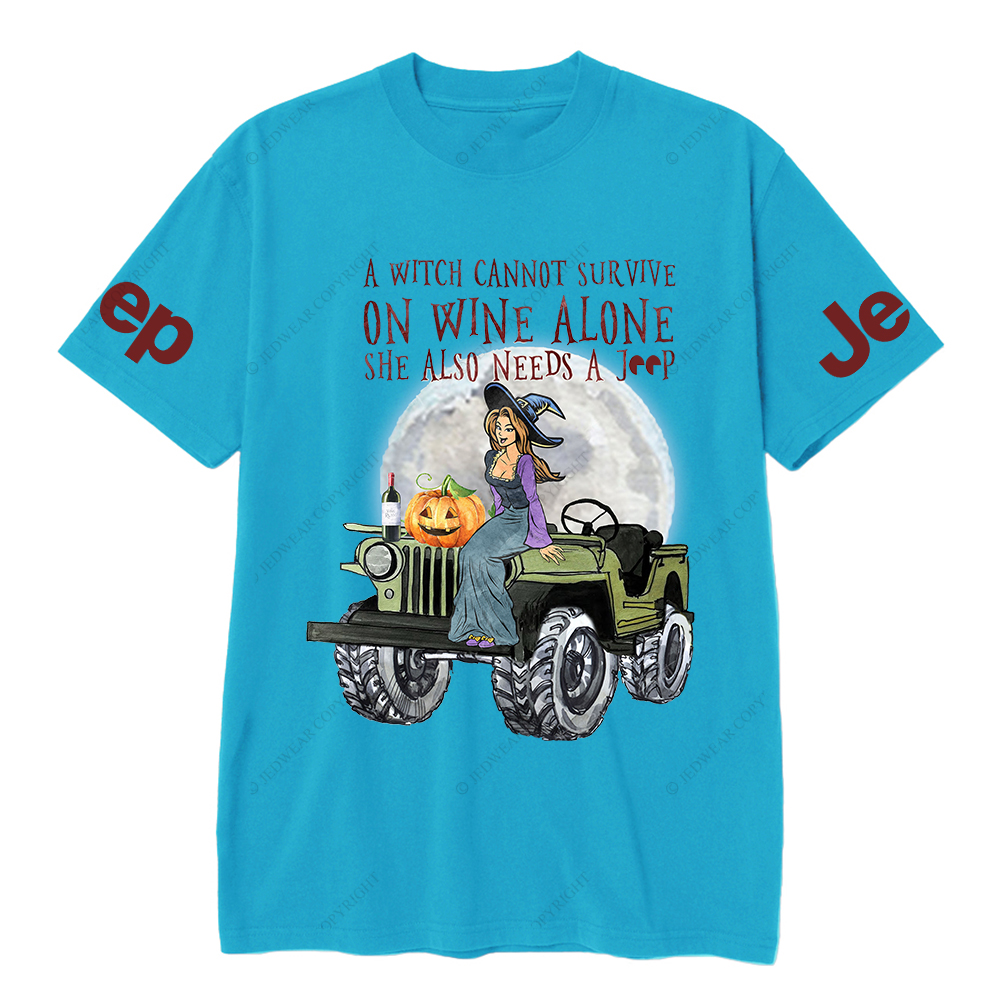 Survive Wine Witch Vibes Halloween Jp T-Shirt