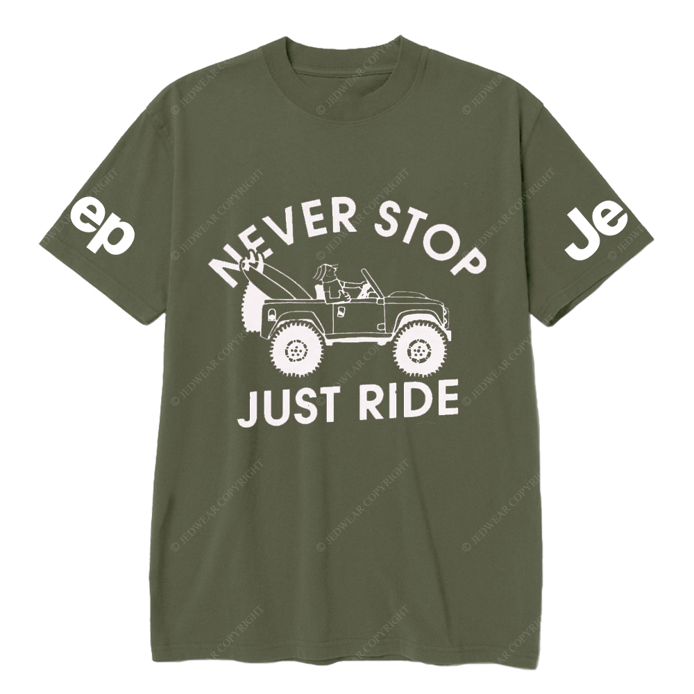 Old JP Never Stop Just Ride People JP T-Shirt
