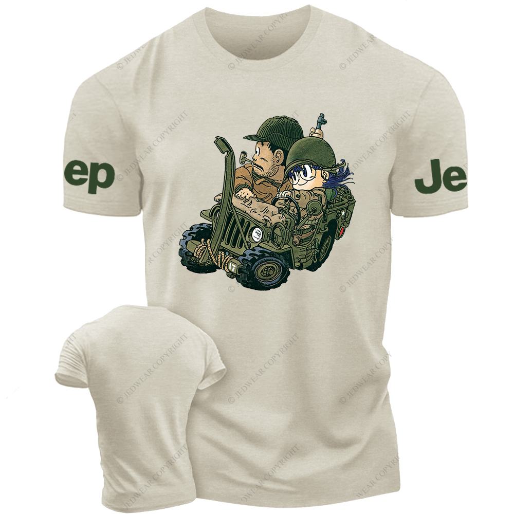 Green Cartoon Car Jp T-Shirt