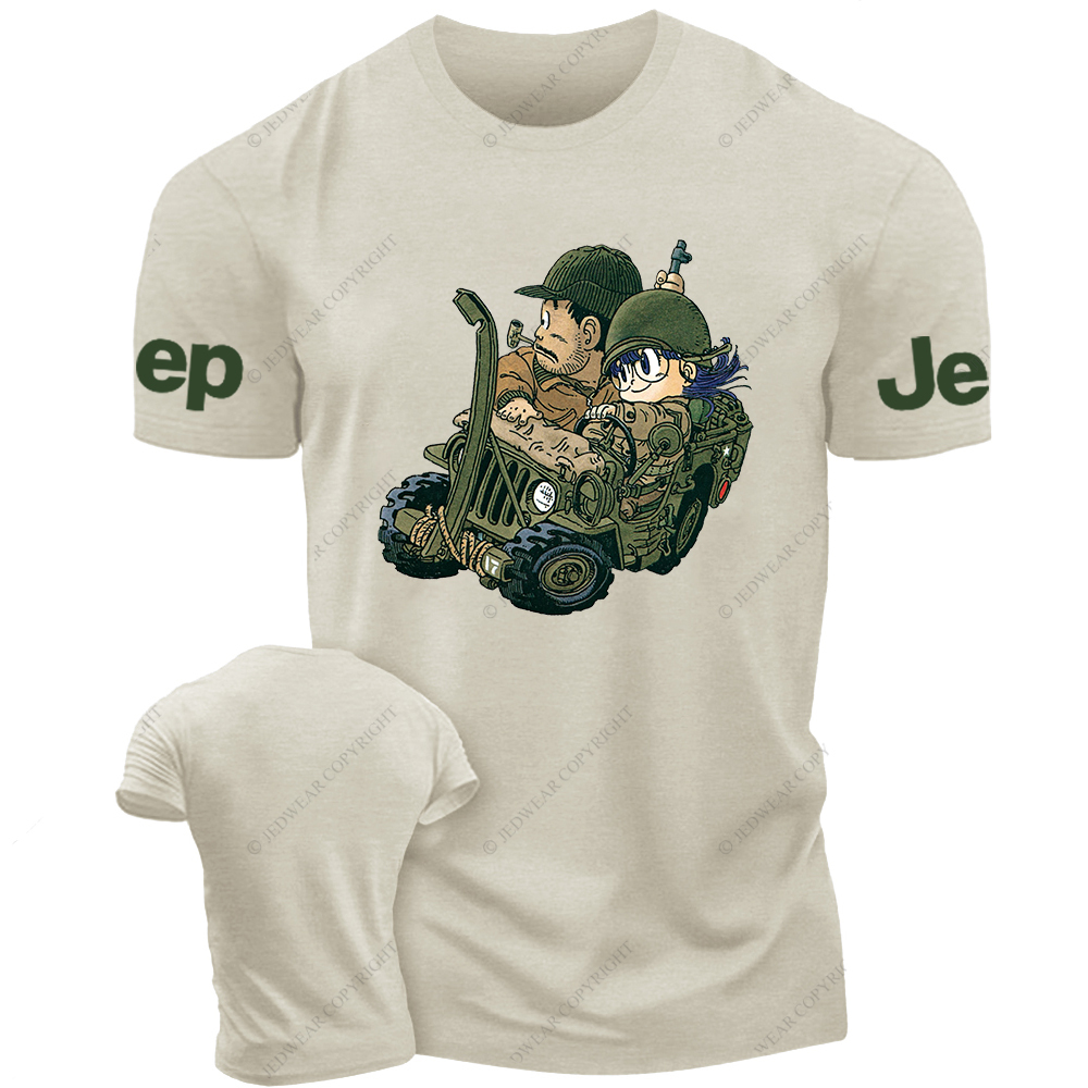Green Cartoon Car Jp T-Shirt