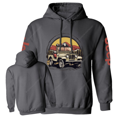 Wrangler JK Mountain Jp Casual Hoodie