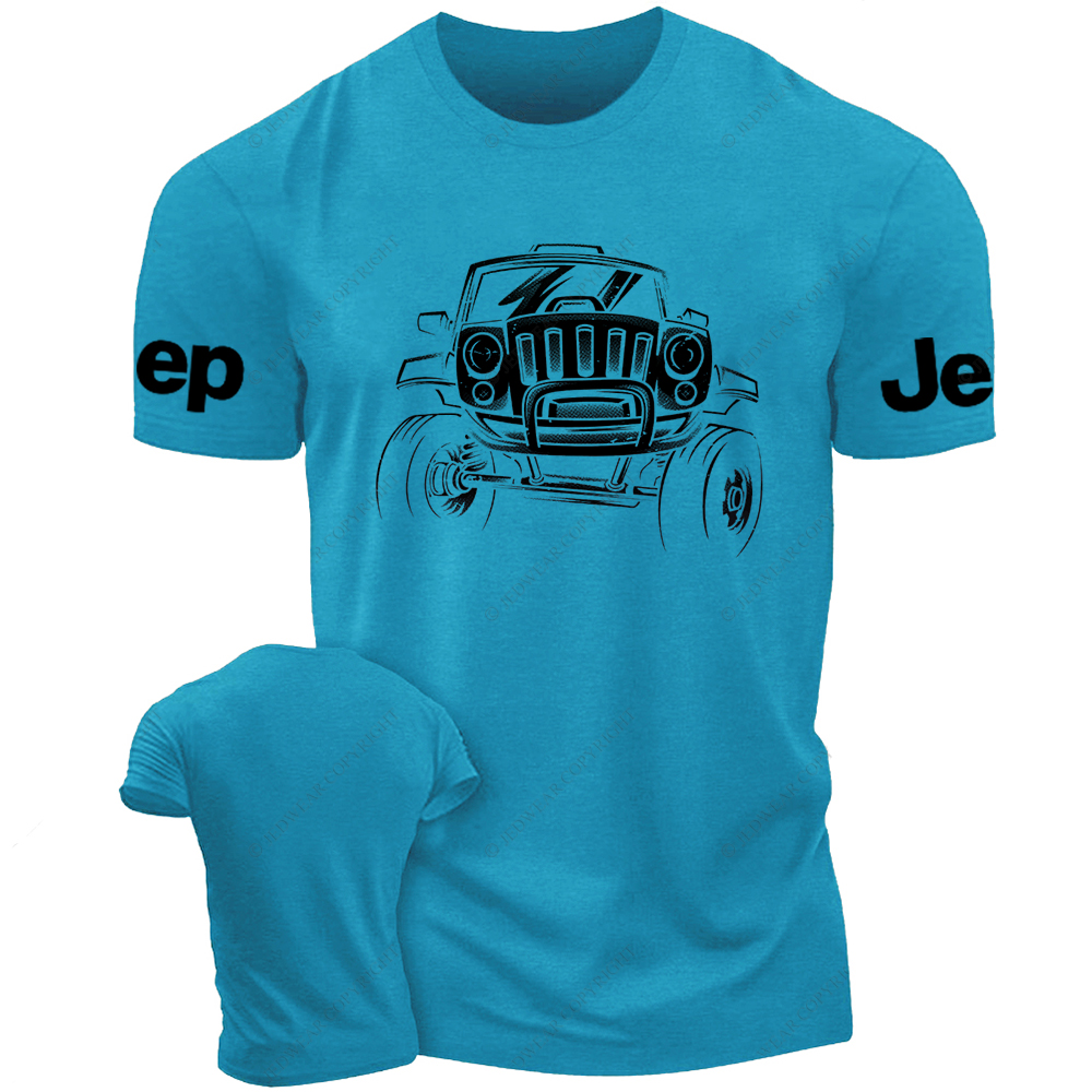 Black And White Sketch Hand-Painted Car Jp T-Shirt