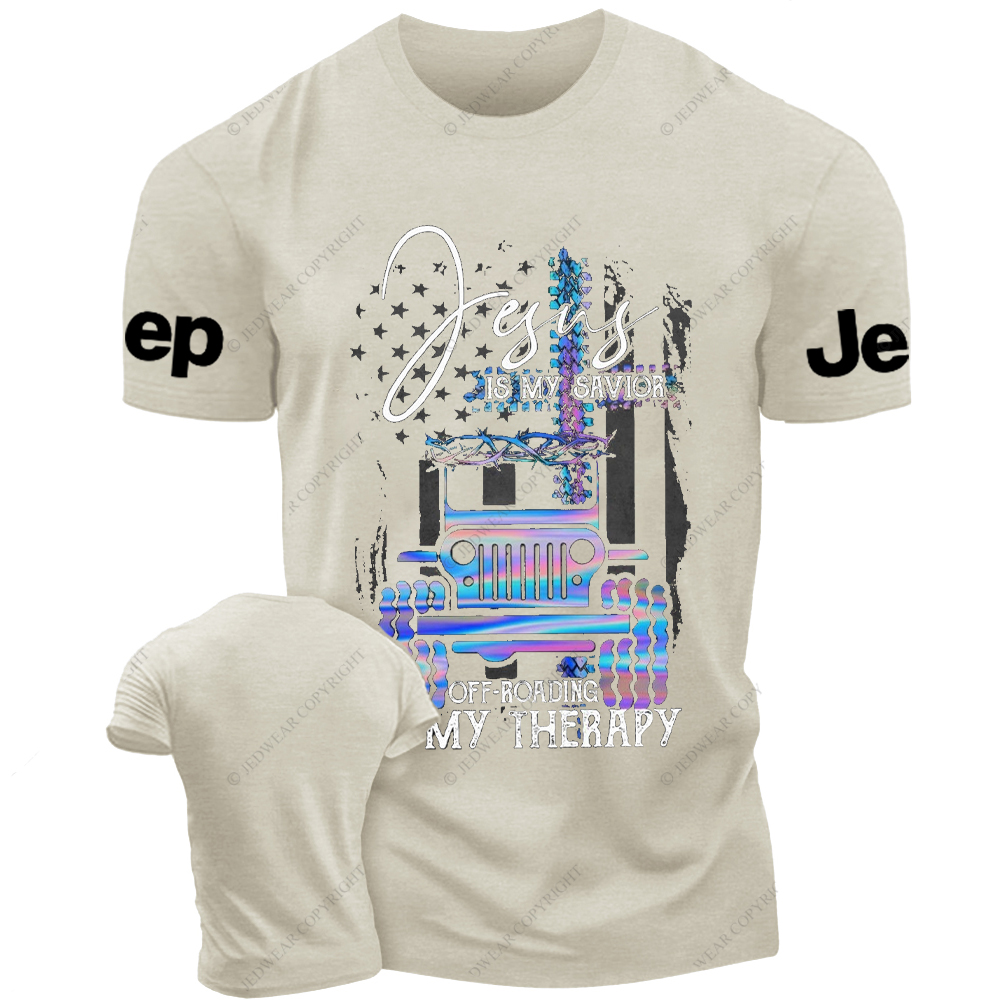 Jesus Is My Savior Off-Road My Therapy Jp T-Shirt