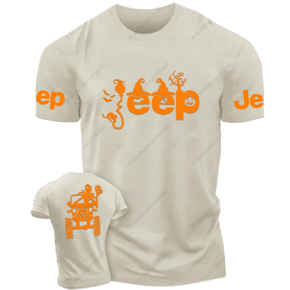 Pumpkin Halloween Skull Jp T-Shirt