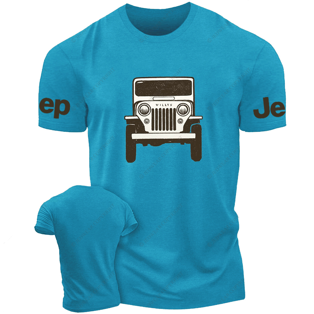 Willys Colored Pencil Drawing Jp T-Shirt