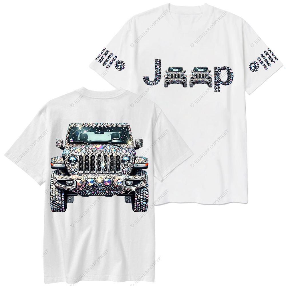Bling Sparkle Rhinestone Car Glam Girl Jp T-Shirt