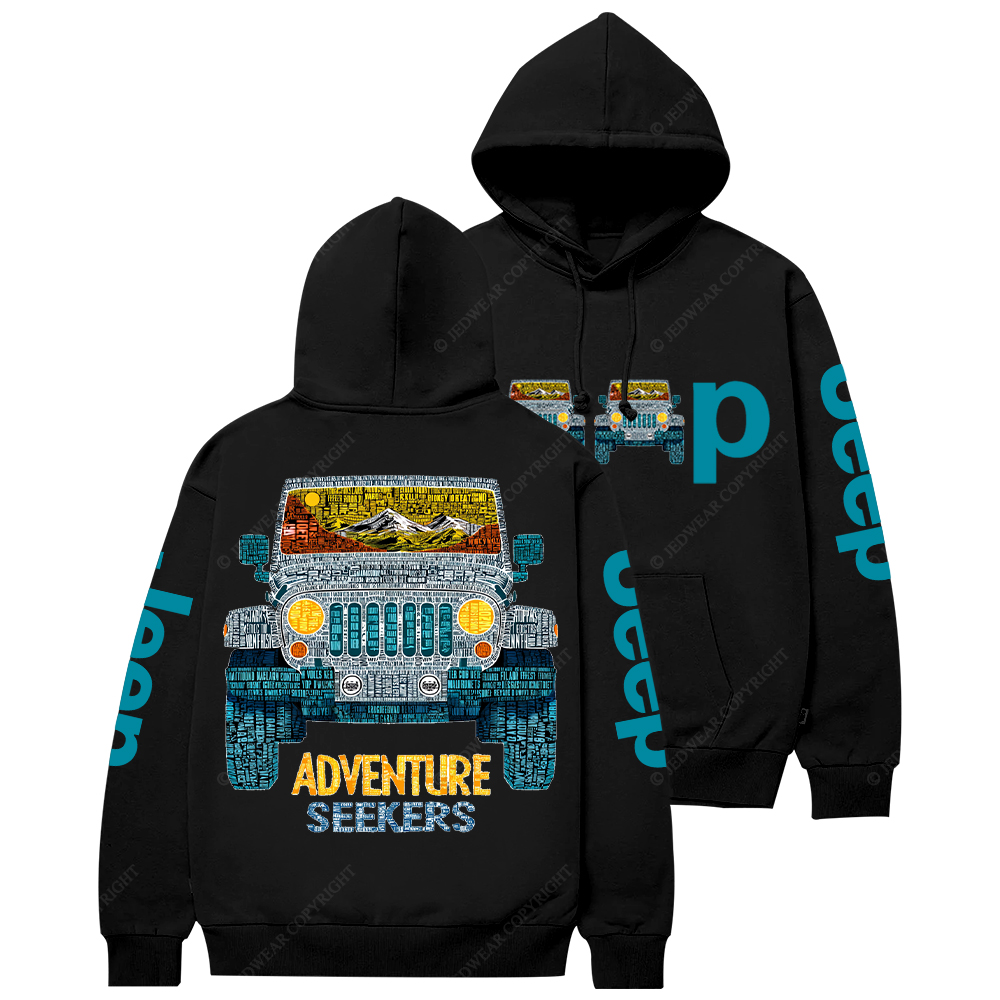 Adventure Seekers Jp Casual Hoodie