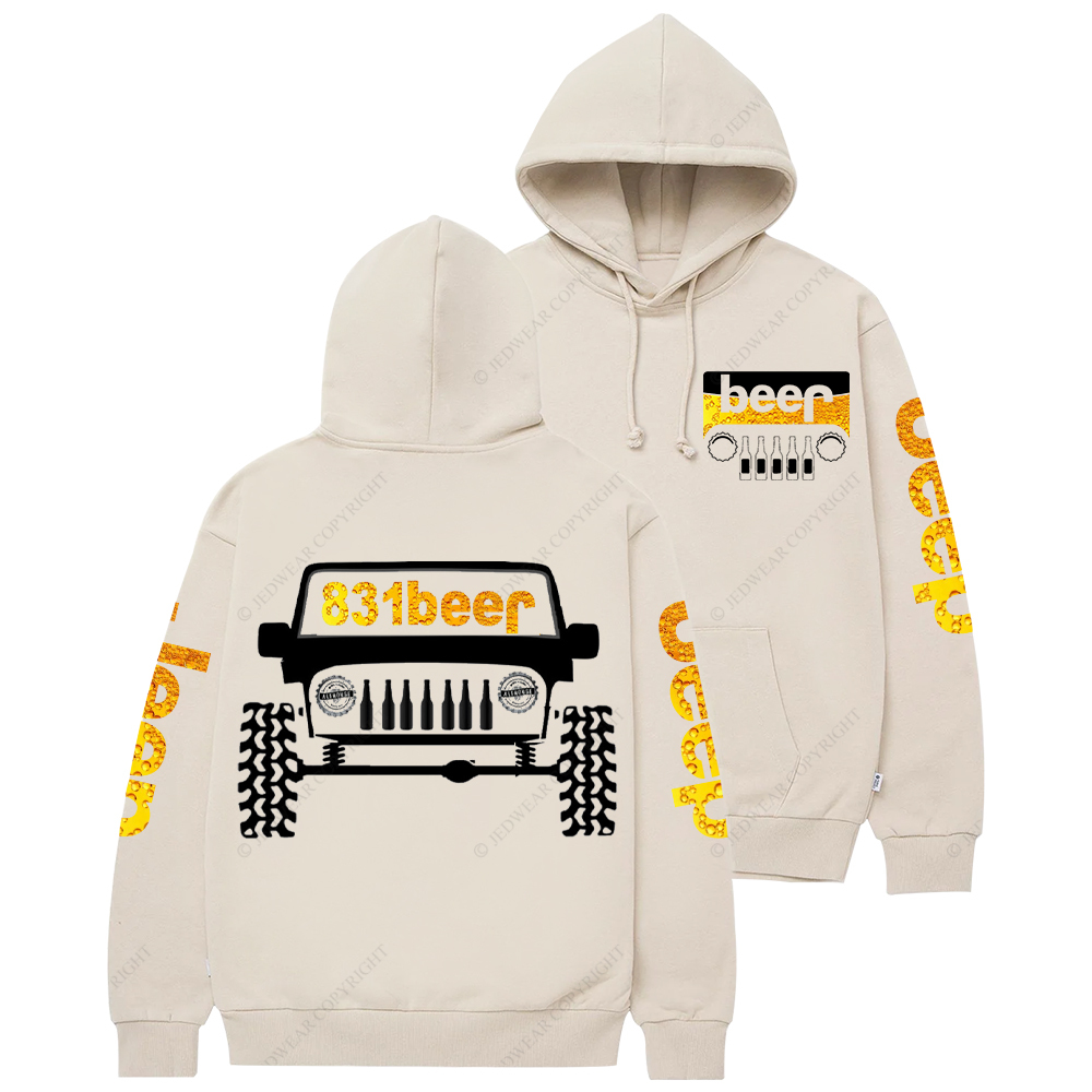 Funny Retro Beer 831 Jp Casual Hoodie