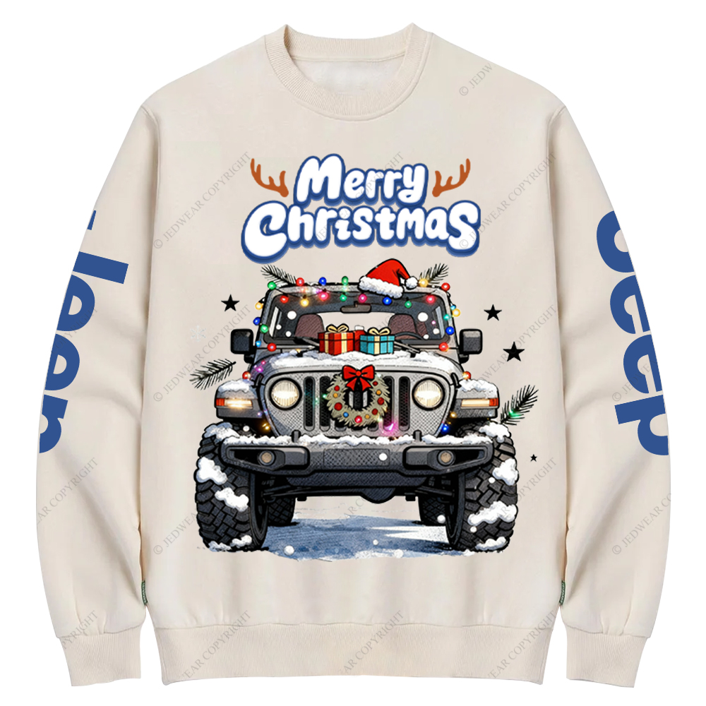 Merry Christmas Jp Crew Neck Sweatshirt
