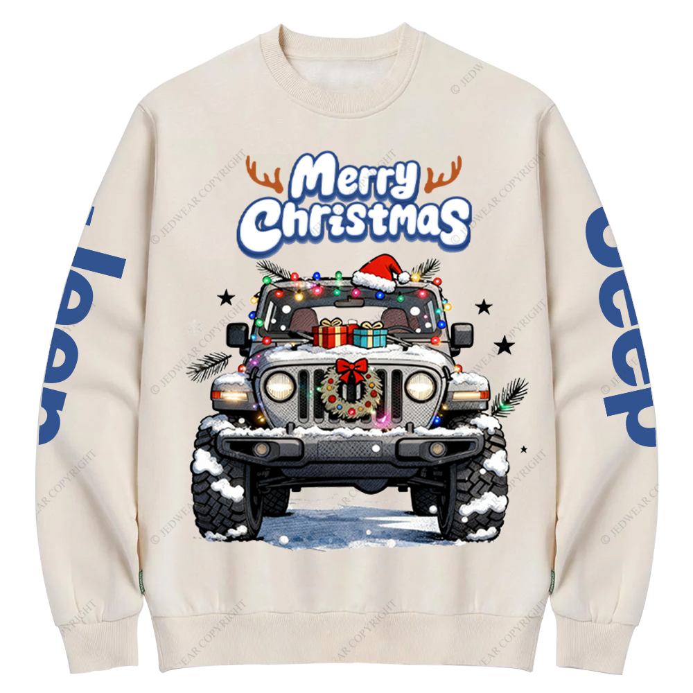 Merry Christmas Jp Crew Neck Sweatshirt