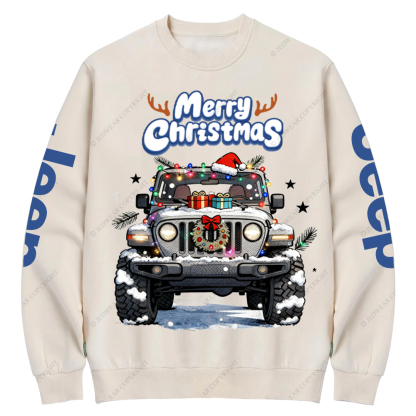 Merry Christmas Jp Crew Neck Sweatshirt
