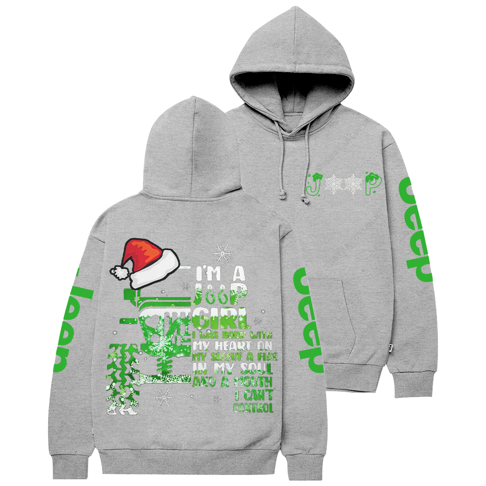 I'm A Jp Girl Santa Hat Jp Casual Hoodie