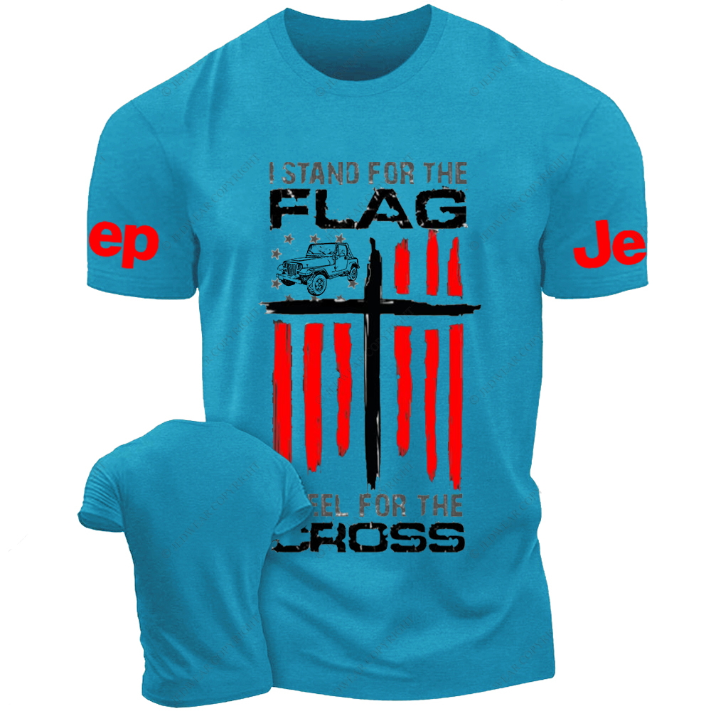I Stand For The Flag Kneel For The Cross Jp T-Shirt