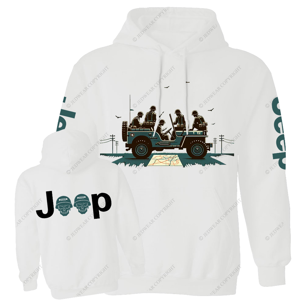 Retro Military Soldiers Jp Casual Hoodie