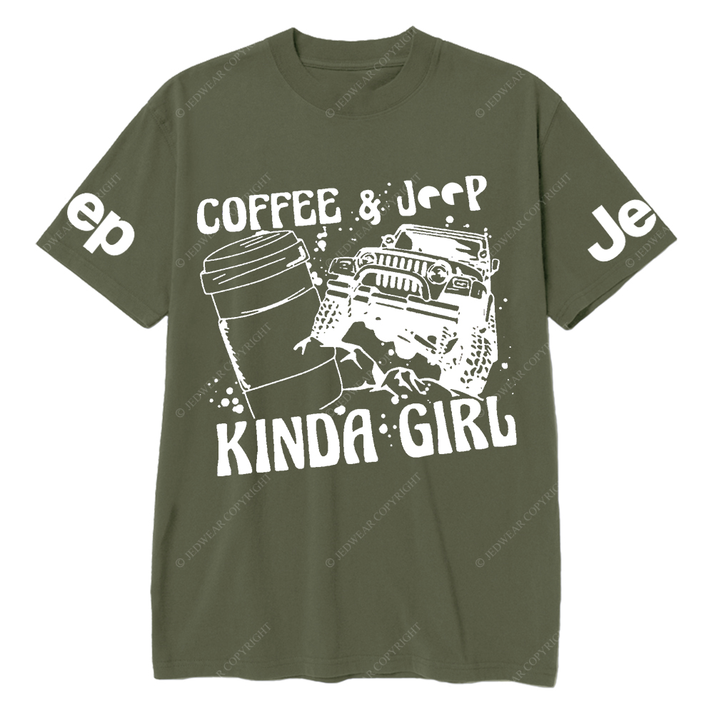 Coffee And Car Kinda Girl Jp T-Shirt