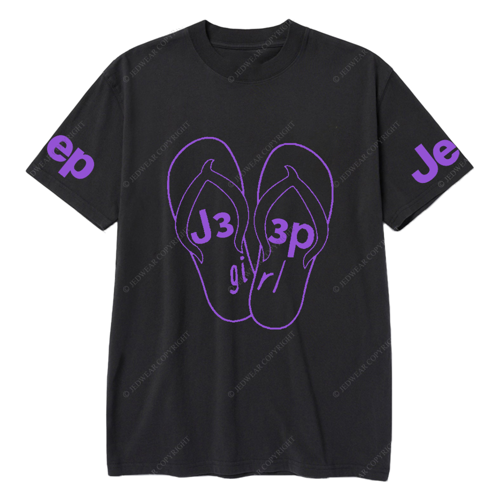 Off-Road Girl Slippers Jp T-Shirt