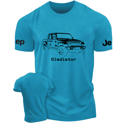 Jp Gladiator American Flag The Blue Line Jp T-Shirt