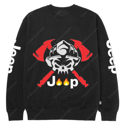 JP Firefighter Fire Extinguishing Tools Jp Crew Neck Sweatshirt