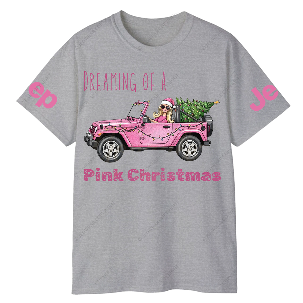 Dreaming Of A Pink Christmas Jp T-Shirt
