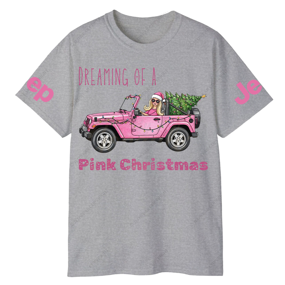 Dreaming Of A Pink Christmas Jp T-Shirt