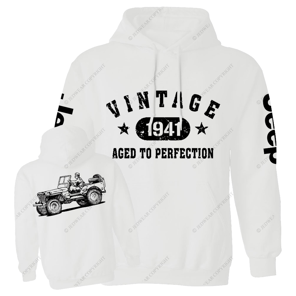 Vintage Aged To Perfection 1941 Jp Casual Hoodie