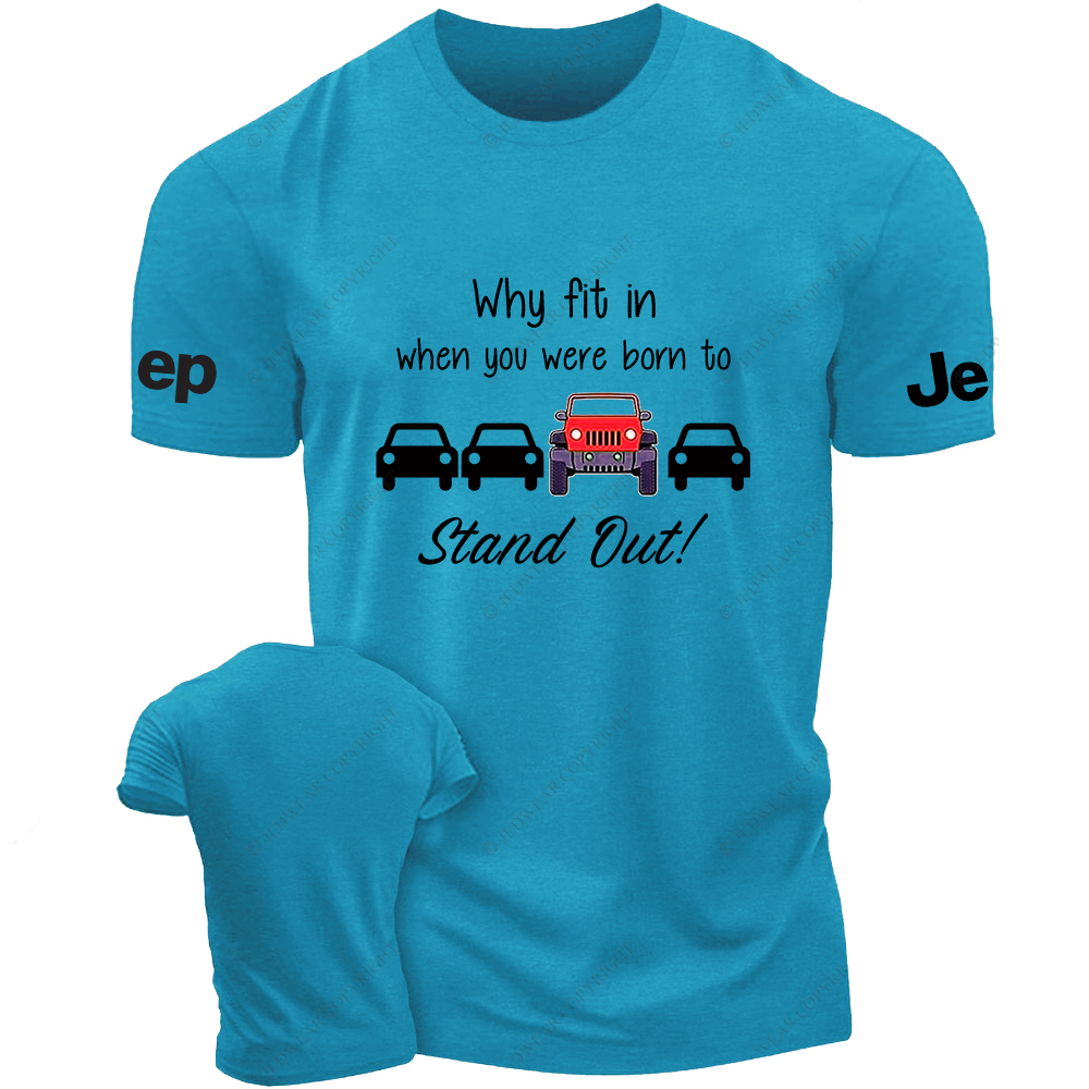 Red Wrangler Why Fit In When You Were Born To Stand Out Jp T-Shirt