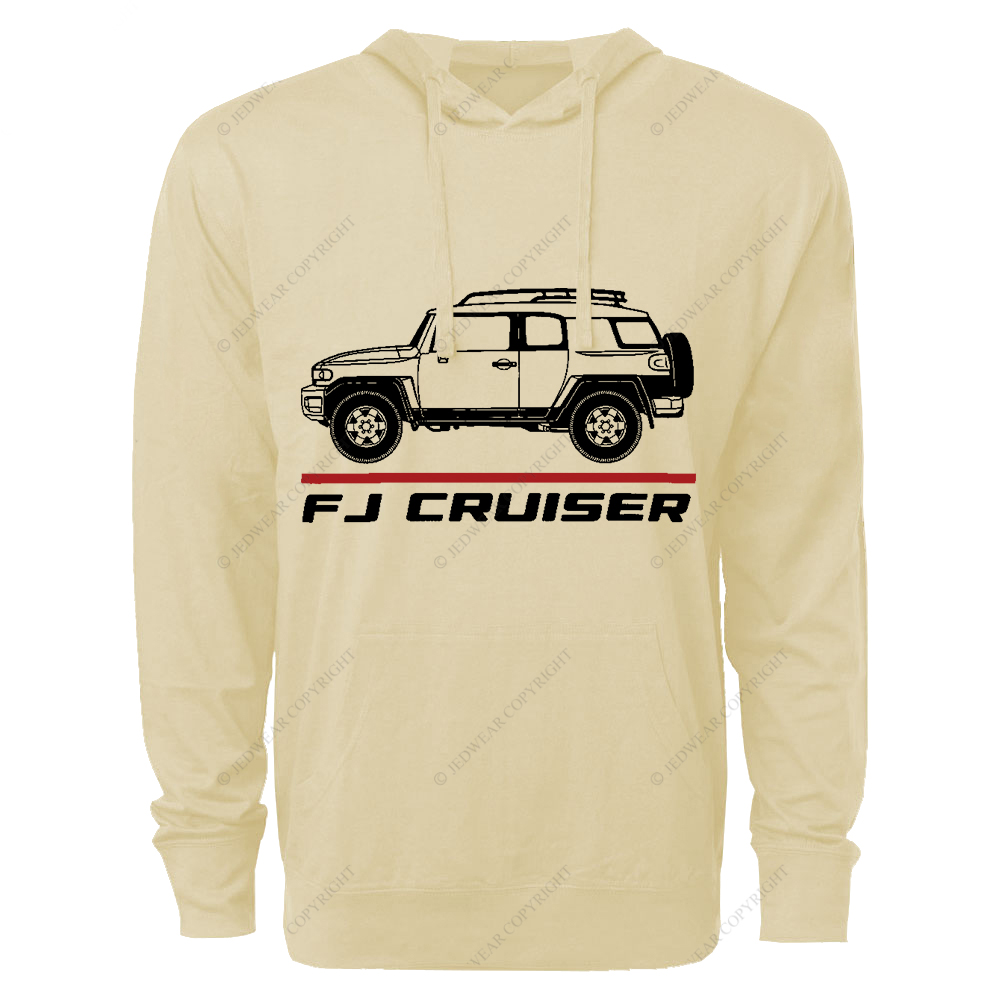 FJ Cruiser SUV Car FJ Oversized Lightweight Hoodie   