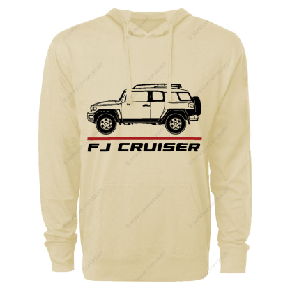 FJ Cruiser SUV Car FJ Oversized Lightweight Hoodie   
