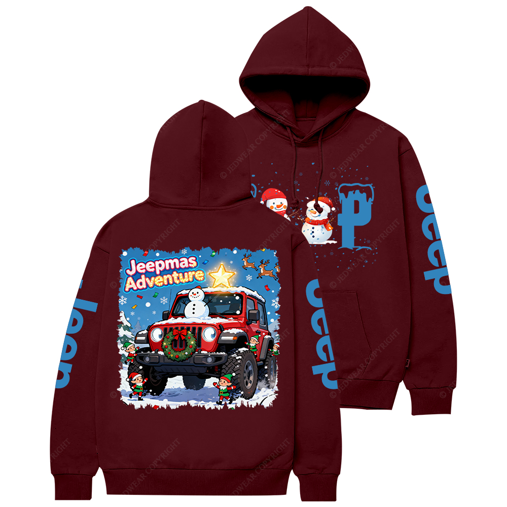 Adventure Merry Christmas Jp Casual Hoodie