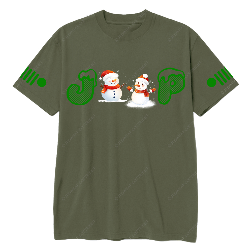 Merry Christmas Snowman Jp T-Shirt