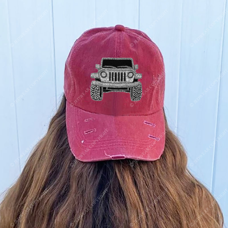 Bling Car Born To Sparkle Built To Roam Jp Baseball Cap
