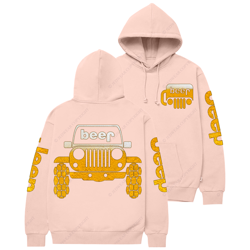 Funny Retro Beer Jp Casual Hoodie